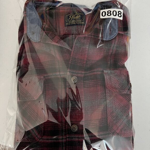 Jachs Mens XL Heritage Brawny Flannel Shacket Heavy Shirt Tartan Plaid Jacket - Picture 15 of 15